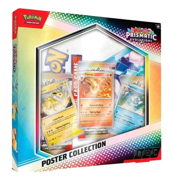 Pokemon Scarlet & Violet 8.5 Prismatic Evolutions Poster Collection