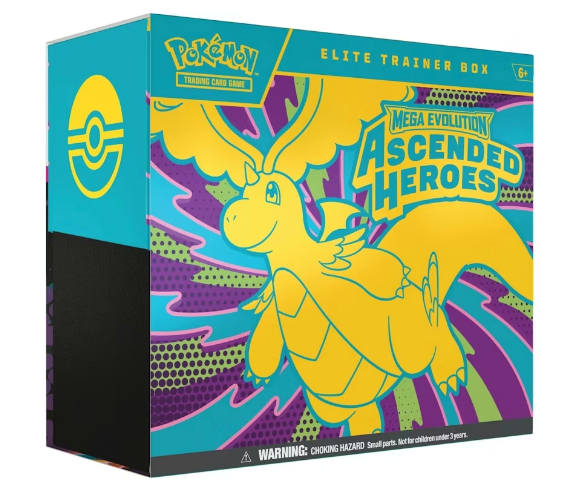 2026 Pokémon Mega Evolution Ascended Heroes Elite Trainer Box