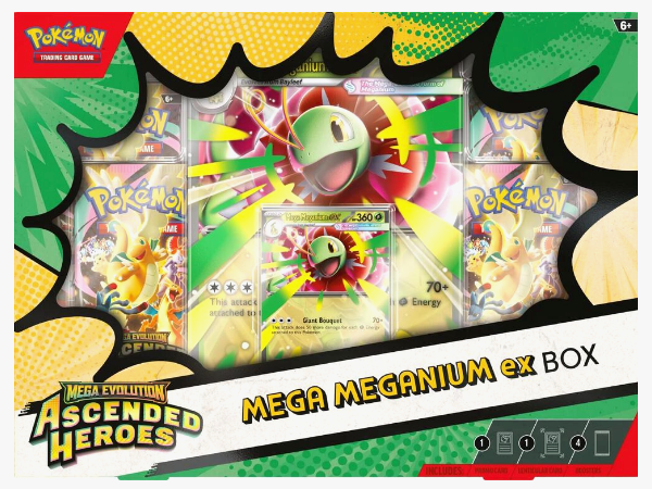 Pokemon Ascended Heroes Mega Meganium ex Box