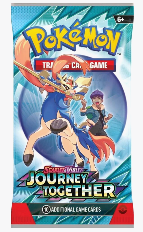 Pokemon Journey Together Single Booster Pack (10 Game Cards)
