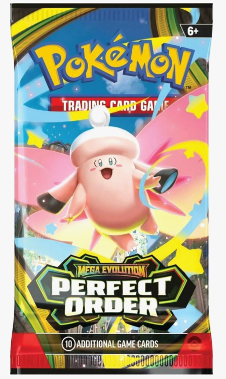 Pokemon Perfect Order Single Booster Pack (10 Game Cards)