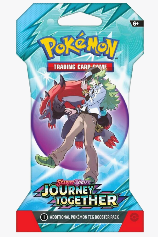 Pokemon Journey Together Sleeved Booster Pack (10 Game Cards)