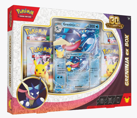 Pokémon 30th Celebration Greninja ex Box