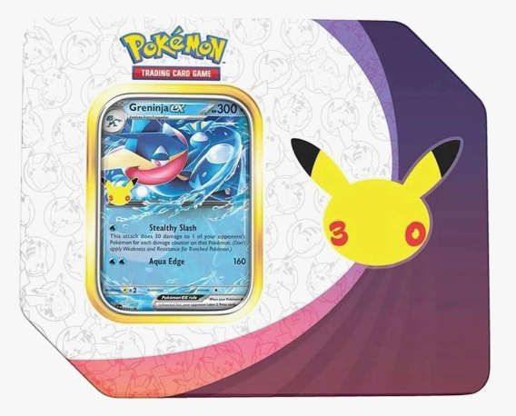 Pokémon 30th Celebration ex Tin - Greninja