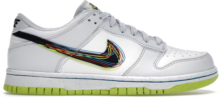 Nike Dunk Low 3D Swoosh Grey (GS)