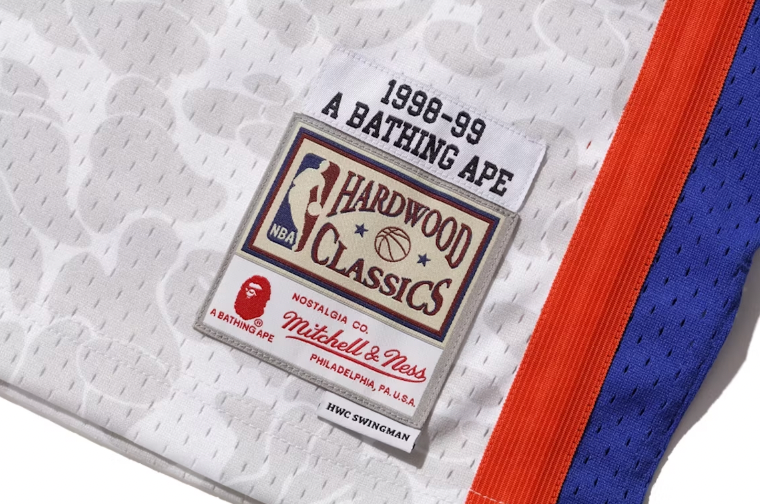 BAPE x Mitchell & Ness Knicks Basketball Swingman Jersey-S