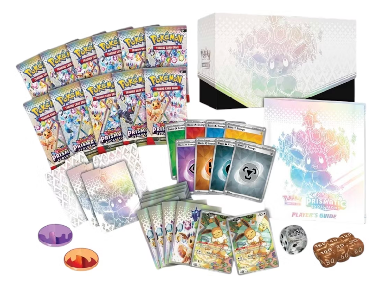 Pokémon Scarlet & Violet Prismatic Evolutions Pokemon Center Elite Trainer Box