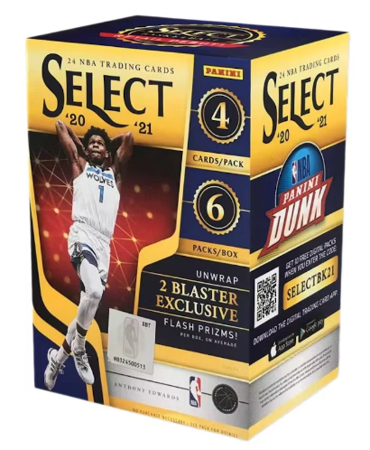 2020-21 Panini Select Basketball Blaster Box (Flash Prizms)