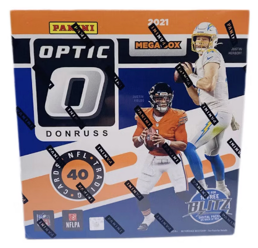 2021 Panini Donruss Optic Football Mega Box (Blue Hyper Parallels)