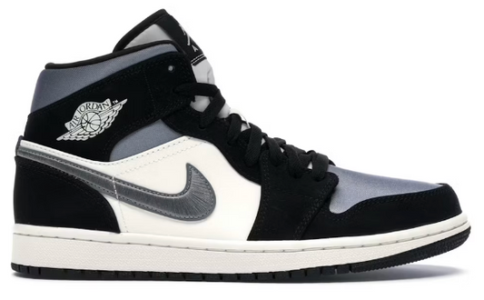 Jordan 1 Mid Satin Grey Toe