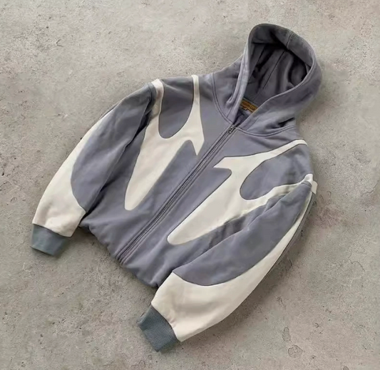 Two Tone Color Hoodie