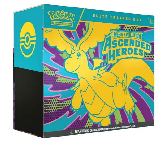 2026 Pokémon Mega Evolution Ascended Heroes Elite Trainer Box