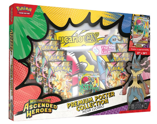 Pokemon Premium Poster Collection: Mega Lucario - ME: Ascended Heroes