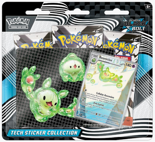 Pokemon Black Bolt Tech Sticker Collection