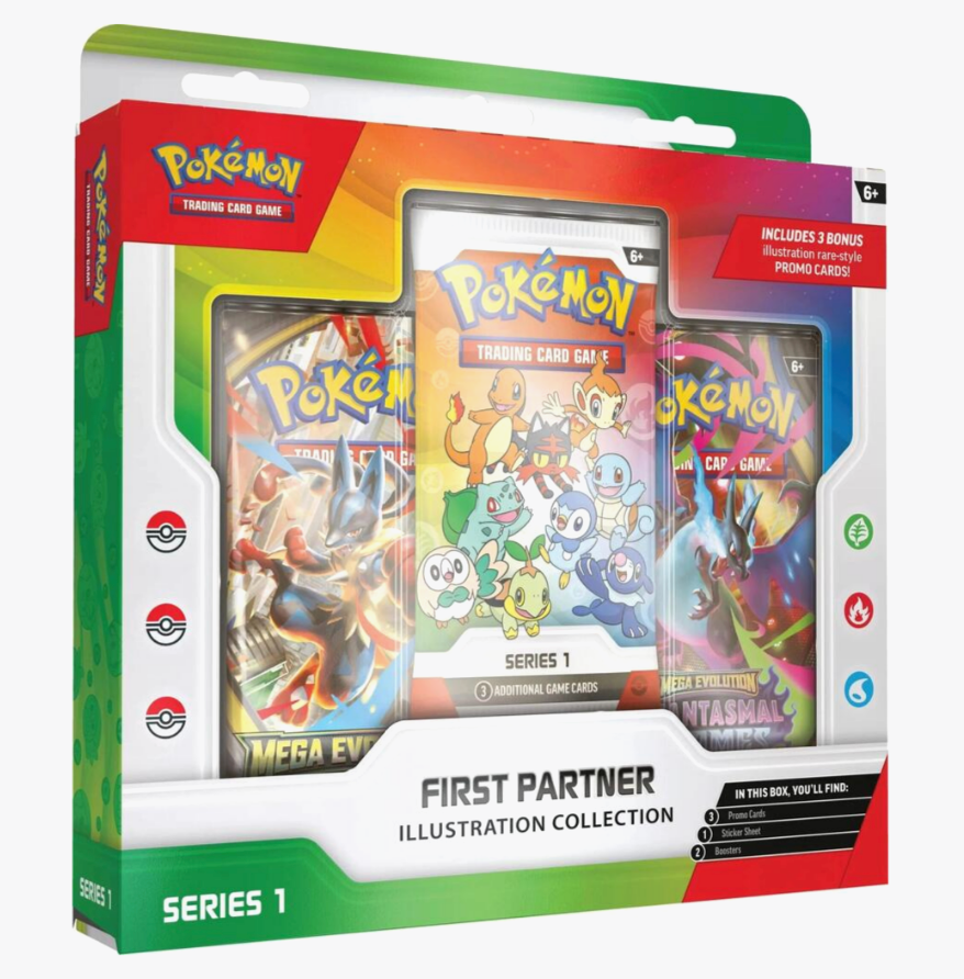Pokemon First Partner Illustration Collection (Series 1)