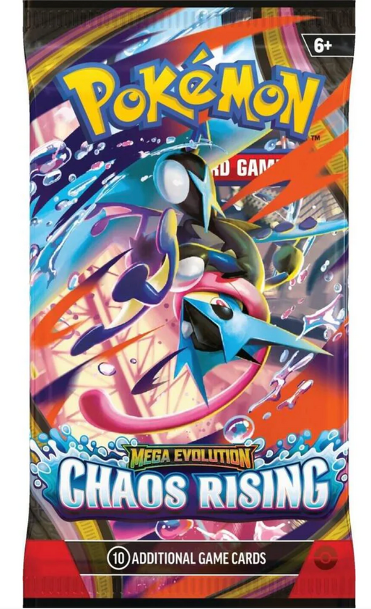 Pokemon Chaos Rising Single Booster Pack (10 Game Cards)