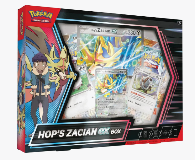 Pokémon Hop's Zacian Ex Box