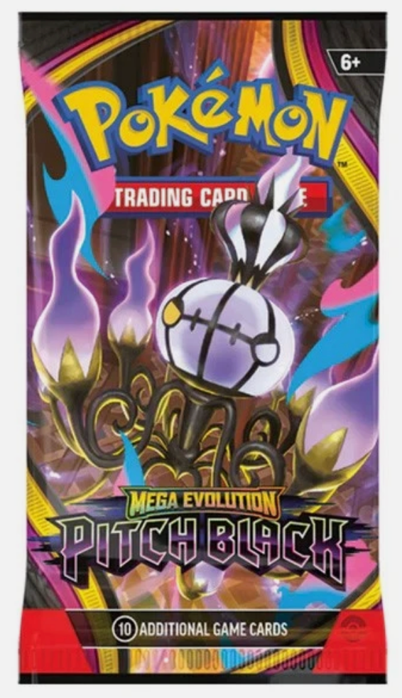 Pokemon Pitch Black Single Booster Pack (10 Game Cards)