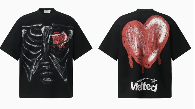 Heart Waffle Heavy T-shirts