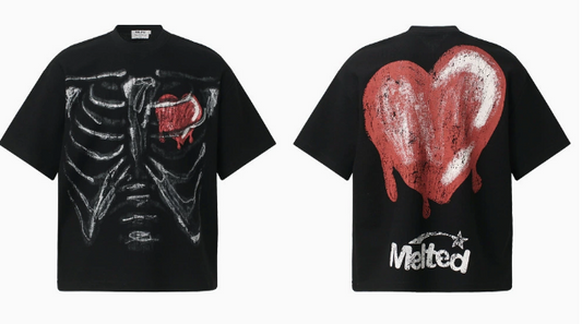 Heart Waffle Heavy T-shirts